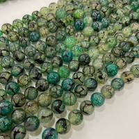 Natürliche Drachen Venen Achat Perlen, Drachenvenen Achat, rund, DIY & verschiedene Größen vorhanden, verkauft von Strang