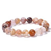 Golden Healer Quartz Bracelet, Round, fashion jewelry & for woman, 10mm, Length:Approx 7 Inch, Sold By PC
