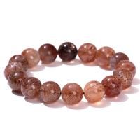 Super Seven Crystal Bracelet, Round, Unisex & different size for choice, Length:Approx 7 Inch, Sold By PC