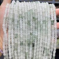 Natural Jade Beads, Ice Jade, Bamboo, polished, DIY, 6x10mm, Approx 36PCs/Strand, Sold By Strand