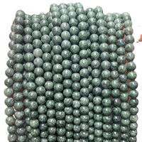 Perles bijoux en pierres gemmes, Pierre de jaspe, Rond, poli, DIY & normes différentes pour le choix, Vendu par brin