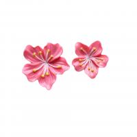 Hair Accessories DIY Findings, Resin, Flower, different styles for choice & enamel, 20-35mm, Sold By PC