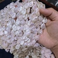 Perles nacres baroques de culture d'eau douce , perle d'eau douce cultivée, DIY, blanc, 13-18mm, Vendu par Environ 15 pouce brin