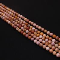 Gemstone Jewelry Beads, Natural Stone, Round, DIY & different size for choice, mixed colors, Sold Per Approx 38 cm Strand