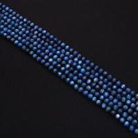 Natürlicher Quarz Perlen Schmuck, Cyanit, rund, DIY & verschiedene Größen vorhanden, blau, verkauft per ca. 38 cm Strang