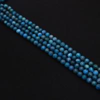 Koraliki z kameniem szlachetnym, Kamień naturalny, Koło, DIY & różnej wielkości do wyboru, niebieski, sprzedawane na około 38 cm Strand