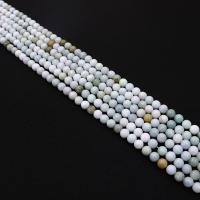 Jade Perlen, Burma Jade, rund, DIY & verschiedene Größen vorhanden, gemischte Farben, verkauft per ca. 38 cm Strang