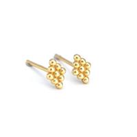 925 Sterling Silver Stud Earrings, plated, fashion jewelry & for woman, more colors for choice, nickel, lead & cadmium free, 6.5mm, Sold By Pair