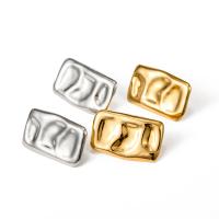 الفولاذ المقاوم للصدأ وأقراط, 304 الفولاذ المقاوم للصدأ, مجوهرات الموضة & للمرأة, المزيد من الألوان للاختيار, 29.70x18.50mm, تباع بواسطة زوج