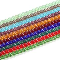 Spacer Perlen Schmuck, Glasperlen, DIY, keine, 6mm, ca. 70PCs/Strang, verkauft von Strang
