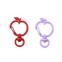 Tibetan Style Key Clasp Setting, Apple, stoving varnish, DIY, more colors for choice, nickel, lead & cadmium free, 34x23mm, 10PCs/Bag, Sold By Bag