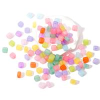 Plastic Bead, du kan DIY & forskellige design til valg, Tilfældig farve, 100pc'er/Bag, Solgt af Bag