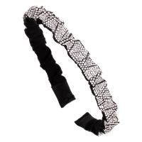 Rhinestone Hair Band with Cloth Korean style & for woman Sold By PC