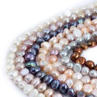 Perles nacres baroques de culture d'eau douce , perle d'eau douce cultivée, DIY, plus de couleurs à choisir, 7-8mm, Vendu par Environ 38 cm brin