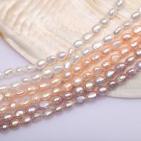 Perles nacres baroques de culture d'eau douce , perle d'eau douce cultivée, DIY, plus de couleurs à choisir, 6-7mm, Vendu par Environ 35-37 cm brin