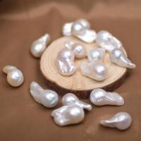 Perles nacres baroques de culture d'eau douce , perle d'eau douce cultivée, DIY & styles différents pour le choix, blanc, 12x22mm, Vendu par PC