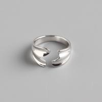 Ezüst ékszer Finger Ring, 925 ezüst, divat ékszerek & a nő, nikkel, ólom és kadmium mentes, 11.3mm,17mm, Által értékesített PC