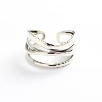 Sterling Silver Nakit Finger Ring, 925 Sterling Silver, modni nakit & za žene, nikal, olovo i kadmij besplatno, 13mm,16.5mm, Prodano By PC