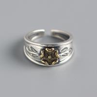 Solidny srebrny pierścień, 925 Srebro, biżuteria moda & dla kobiety, bez zawartości niklu, ołowiu i kadmu, 10.5mm,17.5mm, sprzedane przez PC