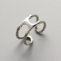 Solidny srebrny pierścień, 925 Srebro, obyty, biżuteria moda & dla kobiety & pusty, bez zawartości niklu, ołowiu i kadmu, 10mm,16.5mm, sprzedane przez PC