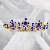 Bridal Tiaras, Tibetan Style, with Crystal, plated, fashion jewelry & for woman, more colors for choice, nickel, lead & cadmium free, 165x67mm, Sold By PC
