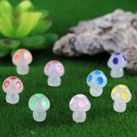 Fashion Decoration, Resin, mushroom, for home and office & cute & luminated, more colors for choice, Sold By PC