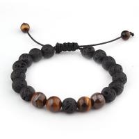 Gemstone Bracelets Natural Stone Adjustable & Unisex 8mm Length Approx 18 cm Sold By PC