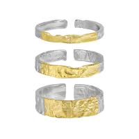 Sterling Silver Κοσμήματα δάχτυλο του δακτυλίου, 925 Sterling Silver, επιχρυσωμένο, διαφορετικά στυλ για την επιλογή & για τη γυναίκα, μικτά χρώματα, Sold Με PC