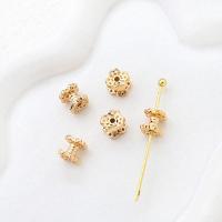 Brass Spacer Beads fashion jewelry & DIY & micro pave cubic zirconia nickel lead & cadmium free  4mm Sold By PC