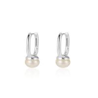 925 Sterling Silver Drop &  Dangle Earrings with Freshwater Pearl fashion jewelry & for woman nickel lead & cadmium free Sold By Pair