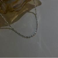 Sterling Silber Halsketten, 925er Sterling Silber, mit Verlängerungskettchen von 5cm, Modeschmuck & für Frau, keine, frei von Nickel, Blei & Kadmium, Länge:ca. 40 cm, verkauft von PC