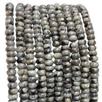 Labradorit Perlen, Abakus,Rechenbrett, poliert, DIY, 8x4-5mm, ca. 85PCs/Strang, verkauft von Strang