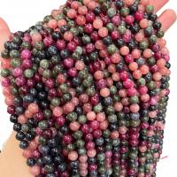 Grânulos de gemstone jóias, turmalina, Roda, polido, DIY & tamanho diferente para a escolha, vendido por Strand