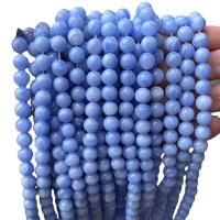 Achat Perlen, Synthetischer Achat, rund, poliert, DIY & verschiedene Größen vorhanden, verkauft von Strang