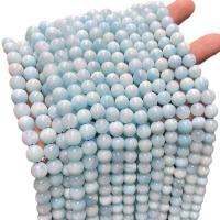 Gemstone Jewelry Beads Larimar Round polished DIY Sold By Strand