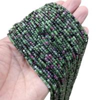 Gemstone Jewelry Beads, Ruby in Zoisite, Square, polished, DIY, 2mm, Approx 160PCs/Strand, Sold By Strand