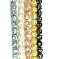 Naturlige muslingeskal perler, Sea Shell, Runde, Patchwork & du kan DIY & forskellig størrelse for valg, flere farver til valg, Solgt Per Ca. 38 cm Strand
