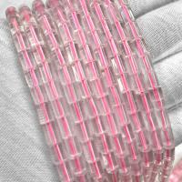 Natural Rose Quartz Beads Column DIY pink Sold Per Approx 38 cm Strand
