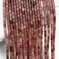 Perline di quarzo naturale, Strawberry Quartz, Colonna, DIY, colori misti, 5x7mm, Venduto per Appross. 38 cm filo