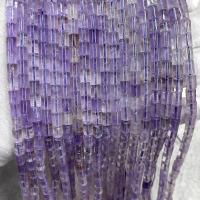 Quartz naturel bijoux perles, Ametrine, pilier, DIY, violet, 5x7mm, Vendu par Environ 38 cm brin