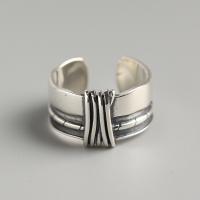 Ezüst ékszer Finger Ring, 925 ezüst, divat ékszerek & a nő, nikkel, ólom és kadmium mentes, 12mm,16.5mm, Által értékesített PC