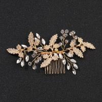 Decorative Hair Combs Iron with Crystal fashion jewelry & for woman & with rhinestone nickel lead & cadmium free Sold By PC