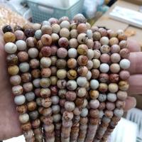 Achat Perlen, rund, DIY & verschiedene Größen vorhanden, verkauft per 38 cm Strang