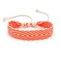 Chain Woven Bracelets Cotton Fabric handmade fashion jewelry & Unisex 1.6cm Length Approx 16-18 cm Sold By PC