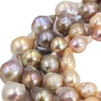 Barock odlad sötvattenspärla pärlor, Freshwater Pearl, DIY & olika storlek för val, flerfärgad, Såld Per Ca 39 cm Strand
