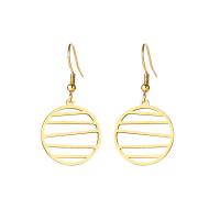 Stainless Steel Drop Earring, 304 Stainless Steel, Vacuum Ion Plating, fashion jewelry & for woman, more colors for choice, 20x40.50mm, Sold By Pair