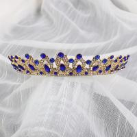 Bridal Tiaras, Tibetan Style, fashion jewelry & for woman & with rhinestone, more colors for choice, nickel, lead & cadmium free, 180x47mm, Sold By PC