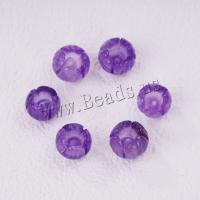Hair Stick Findings, Amethyst, Flower Bud, polished, DIY, purple, 10mm, Sold By PC