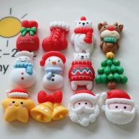 Mobile Phone DIY Decoration, Resin, Christmas Design & cute & different styles for choice, more colors for choice, Sold By PC