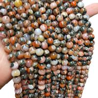 Achat Perlen, Yunnan roter Achat, rund, poliert, DIY & verschiedene Größen vorhanden, verkauft von Strang